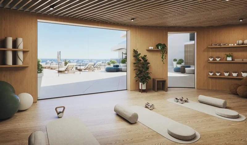 Apartamentos de lujo de nueva construcción en Cerrado del Águila Golf, Mijas, con vistas al mar y al campo de golf