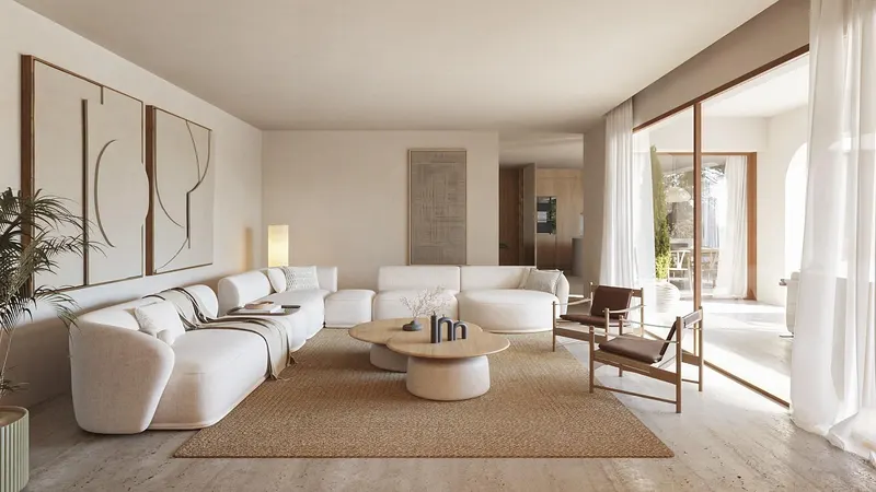 Luxury Ibizan Style Villa in La Fustera (Benissa Costa) Just 1 km from the Beach