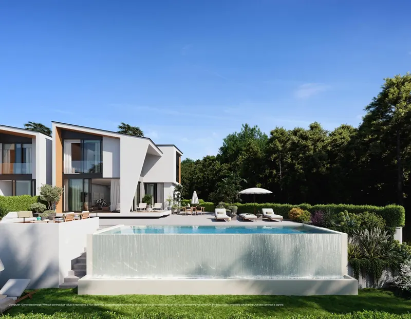 VILLAS DE OBRA NUEVA CON VISTAS AL MAR EN LA CALA DE MIJAS