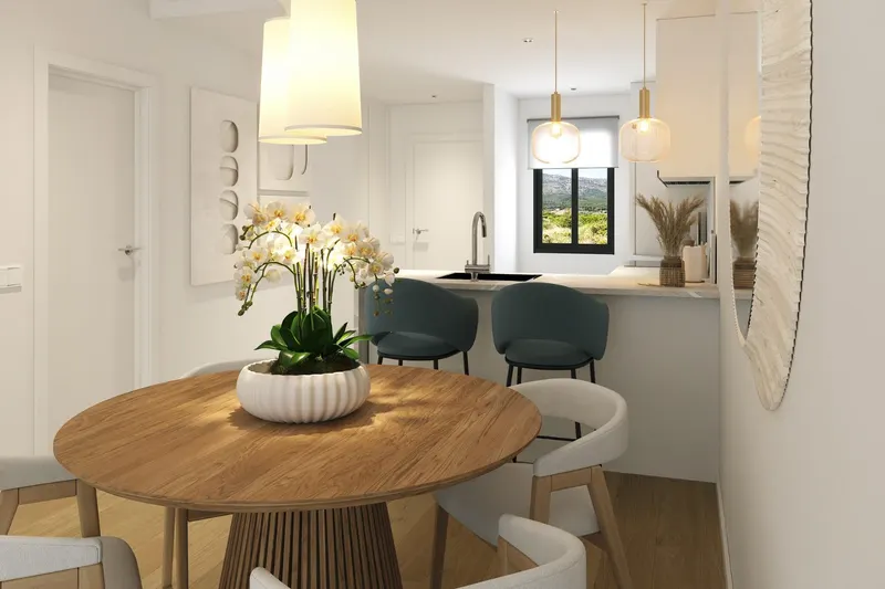 Apartamentos de nueva construcción con vistas abiertas en Alfaz del Pi
