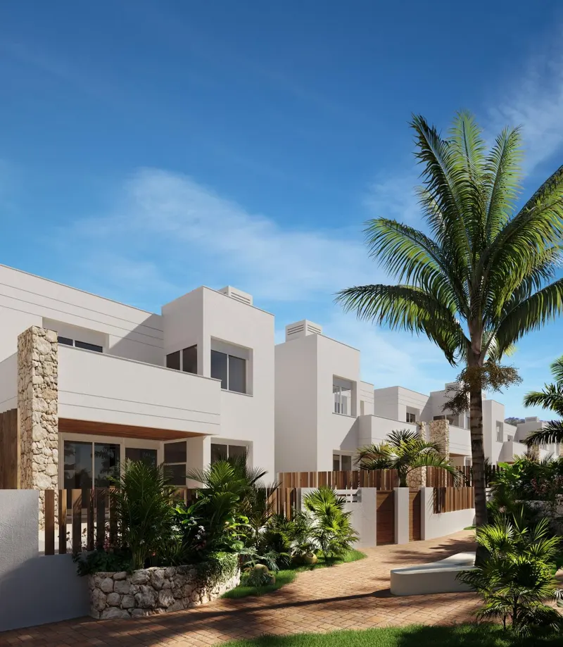 Villas y bungalows de nueva construcción a solo 250 metros de la playa en Mar de Pulpí