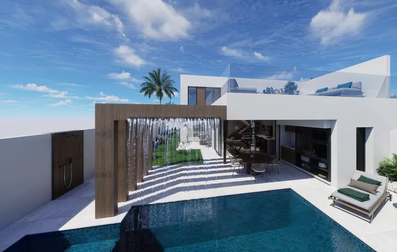 Exclusivas villas adosadas en primera línea de lago en Santa Rosalia Lake and Life Resort