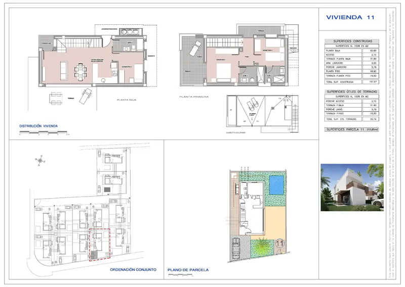 New Semi-Detached Villas by the Sea in La Marina - El Pinet Beach