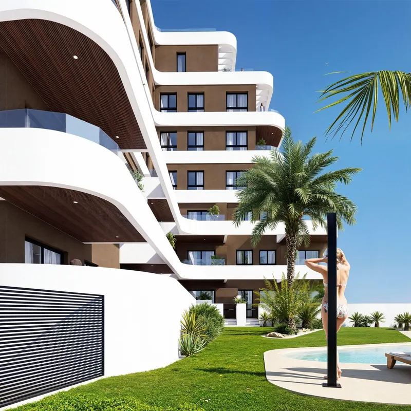 Apartamentos de nueva construcción en Guardamar del Segura: vida moderna a solo 1,4 km de la playa