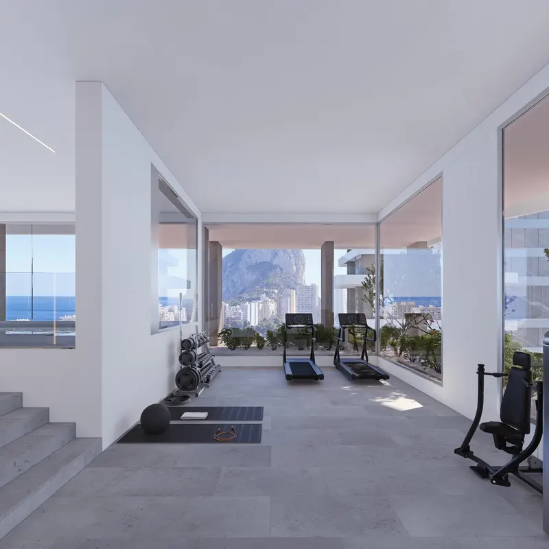 Luksusowe apartamenty z widokiem na morze w Calpe na Costa Blanca