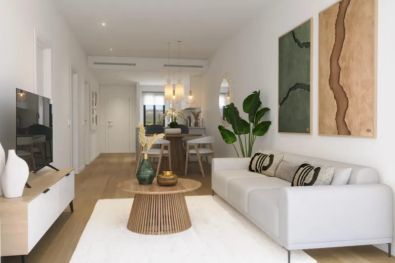 Apartamentos de nueva construcción con vistas abiertas en Alfaz del Pi