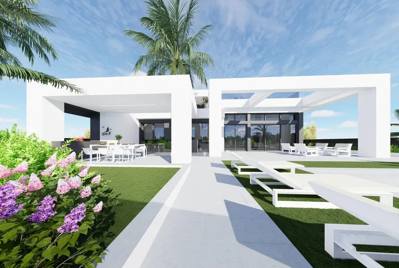 Frontline Lake Luxury Villa in Santa Rosalia Lake and Life Resort Murcia