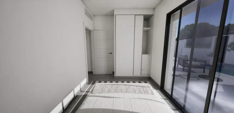 Villas adosadas de nueva construcción en esquina a la venta en Torre Pacheco con piscina privada y solárium