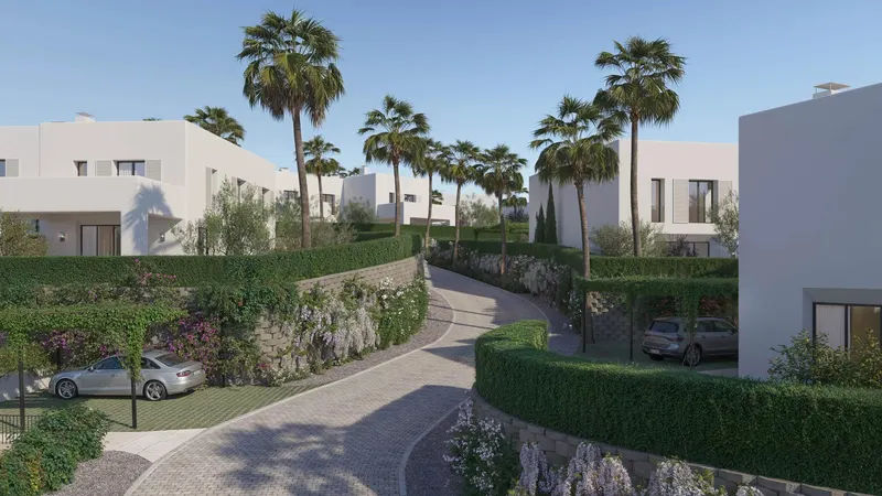 Villas de lujo de nueva construcción en Sotogrande Alto con jardín y piscina privados