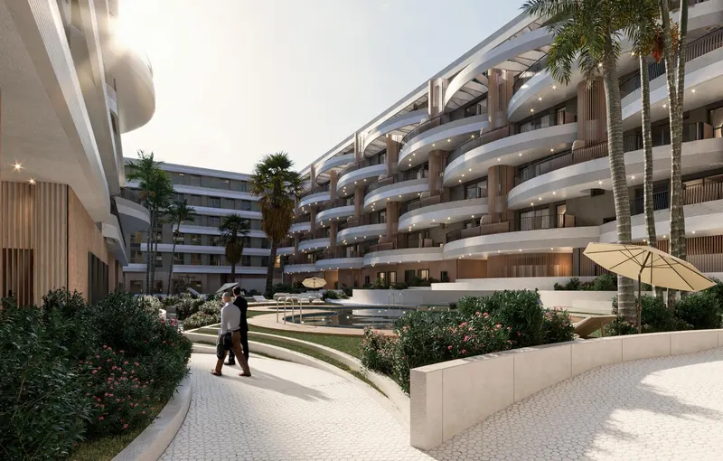 Apartamentos de nueva construcción de estilo contemporáneo en Málaga con servicios de primera calidad y diseño sostenible