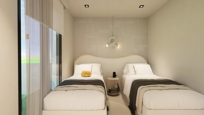 Nowe bungalowy z ogrodem lub solarium w pobliżu plaży w Pilar de la Horadada