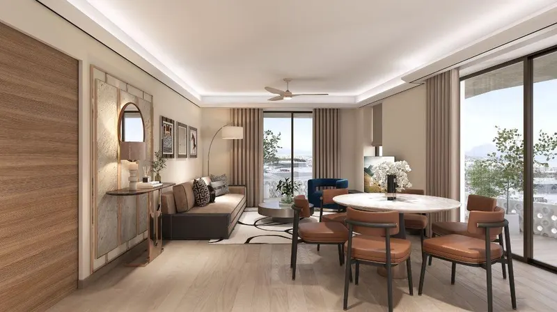 Luksusowe, nowo wybudowane apartamenty w centrum Gibraltaru z widokiem na marinę i Skałę