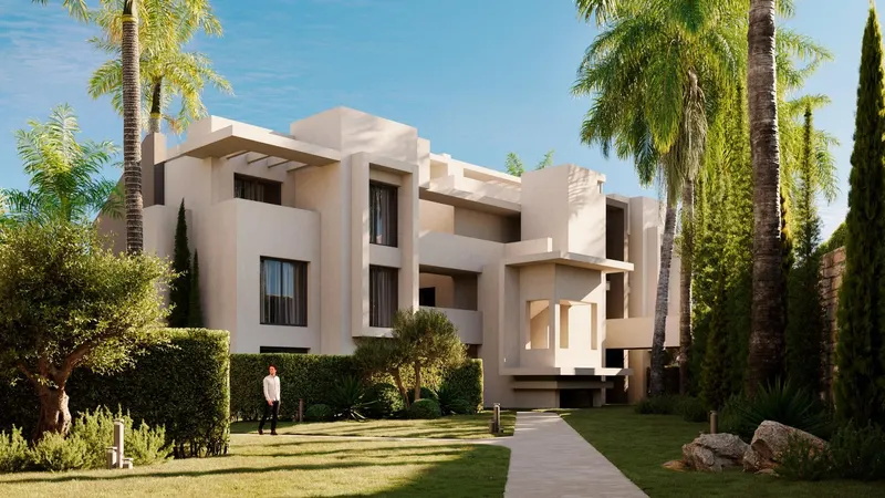 Moderno Residencial en Estepona: Amplios apartamentos con soleadas terrazas
