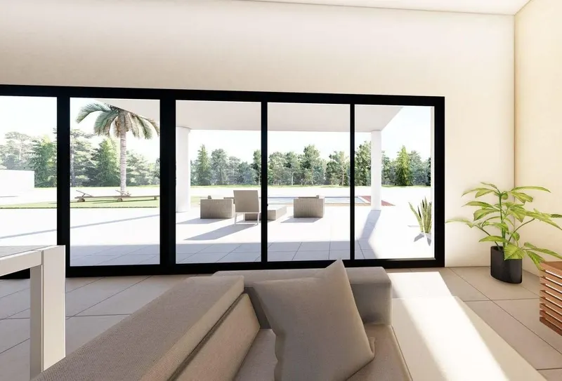 Moderna villa de nueva construcción en una gran parcela rústica cerca de Pinoso