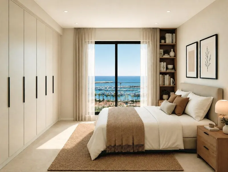 Apartamentos de lujo de nueva construcción cerca del puerto deportivo de Torrevieja y de la Playa del Cura