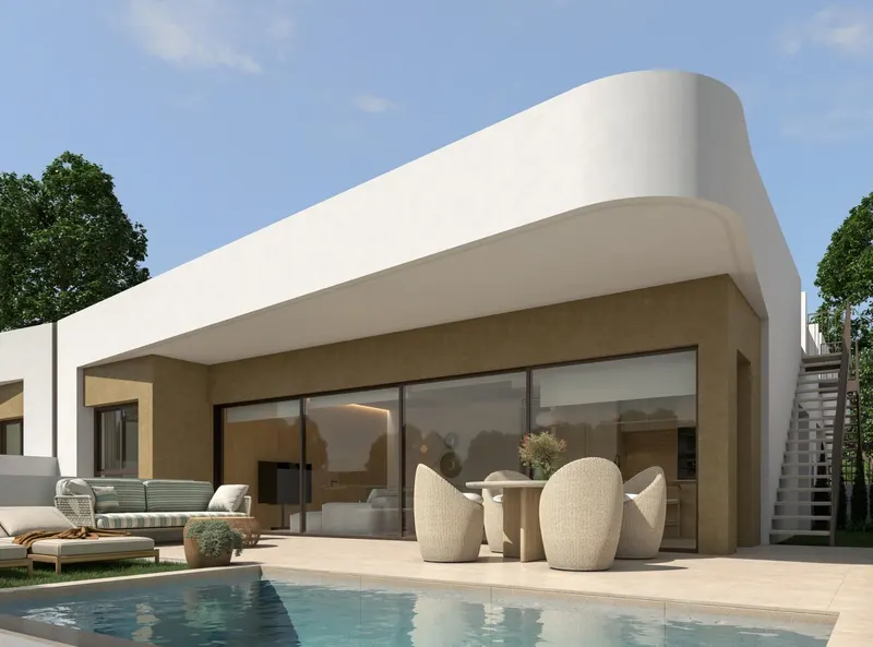 Villas de nueva construcción con piscina privada en Dolores, Alicante