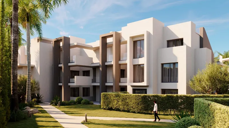 Moderno Residencial en Estepona: Amplios apartamentos con soleadas terrazas
