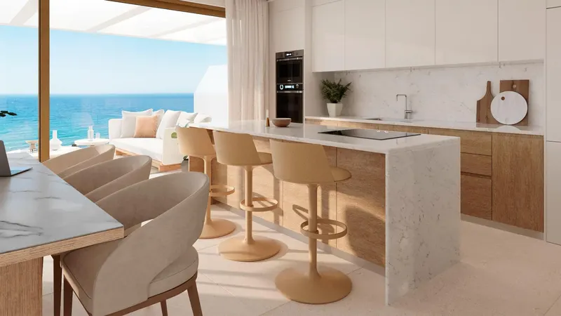 Nowe apartamenty z panoramicznym widokiem na morze w Torrenueva, Mijas