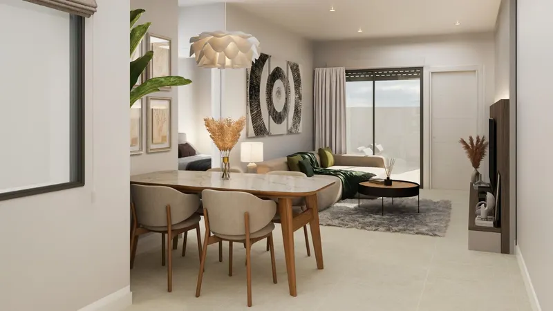 Casas adosadas de nueva construcción con piscina privada en Avileses, Murcia