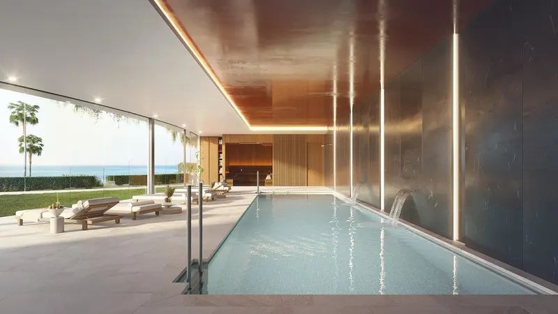 Apartamentos boutique de nueva construcción con vistas al mar en Torremuelle, Benalmádena
