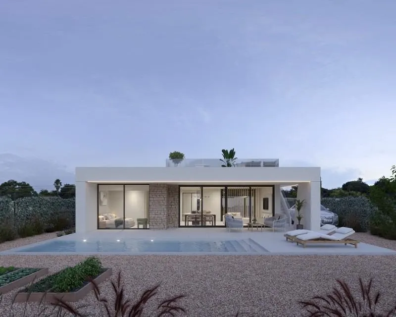 Exclusive villas with private pools at Hacienda del Álamo Golf Resort, Costa Cálida