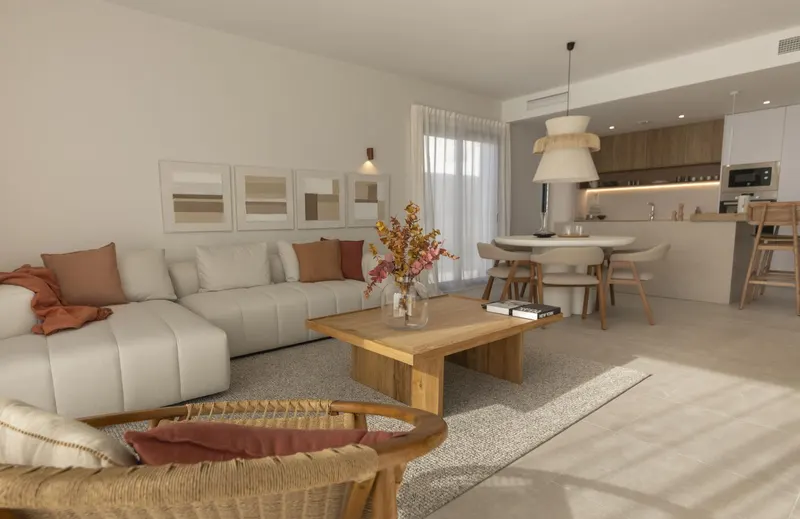 Nowe wille w Altaona Golf Resort w Murcji z prywatnym basenem i widokiem na góry
