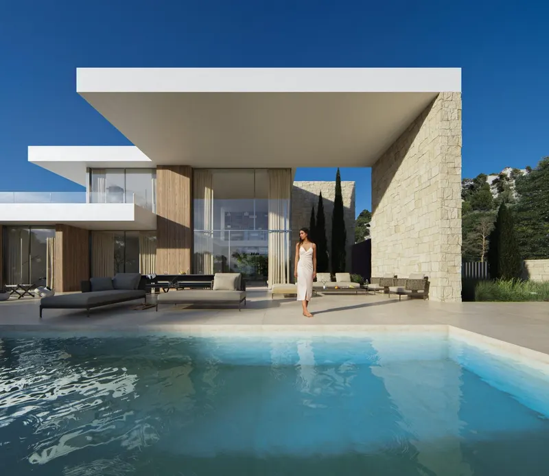 Villa contemporánea de lujo con vistas al mar en Benimeit, Moraira