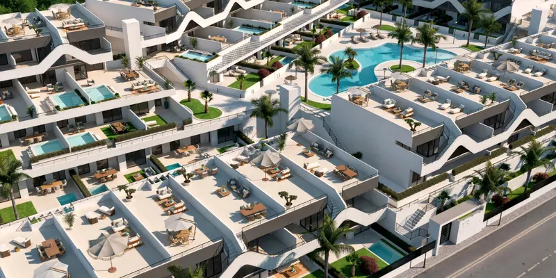 Apartamentos de nueva construcción con vistas abiertas en Alfaz del Pi