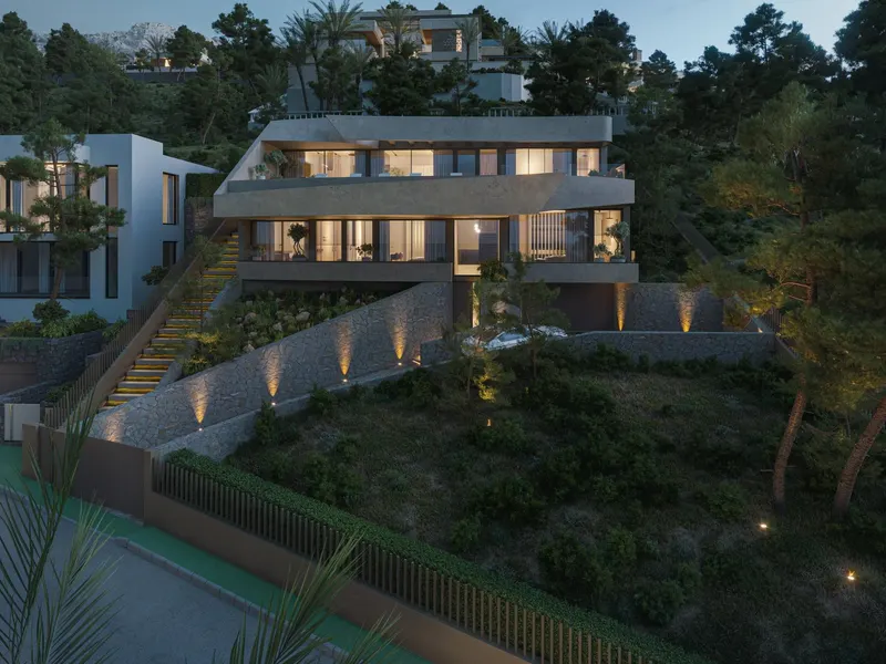 Villa de lujo contemporánea con vistas panorámicas al mar en Altea Hills, Costa Blanca Norte