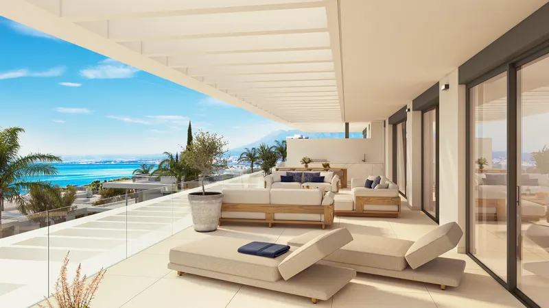 New Build Homes in Marbella East with Sea and Golf Views