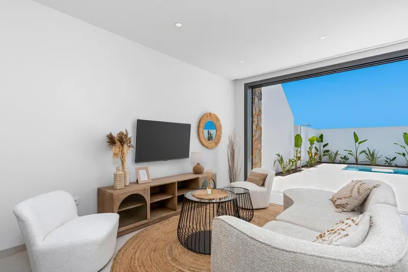 Villas de nueva construcción cerca de Serena Golf en Los Alcázares