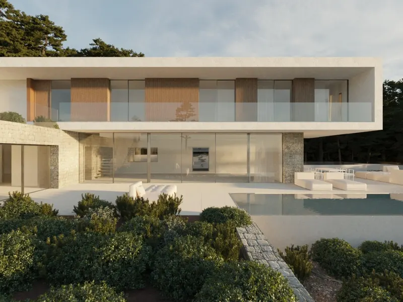LUKSUSOWA, NOWO WYBUDOWANA WILLA W MORAIRA