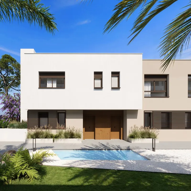 Adosados de lujo de nueva construcción con vistas al mar en El Higuerón, Fuengirola