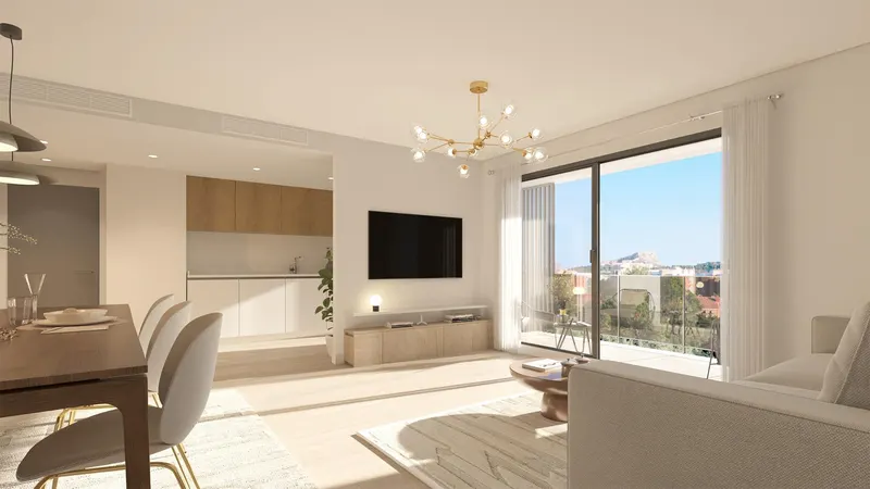New Construction Residential Development in San Agustín, Alicante, with Stunning City Views