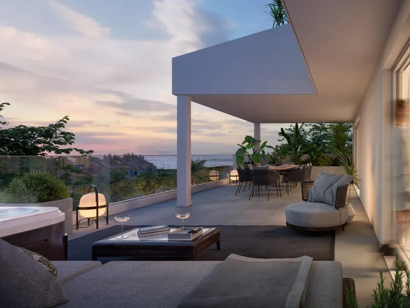 RESIDENCIAL DE OBRA NUEVA CON VISTAS AL MAR EN BENALMADENA