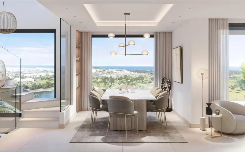 EXCLUSIVE COMPLEX WITH THE BEST GOLF AND SEA VIEWS IN MIJAS