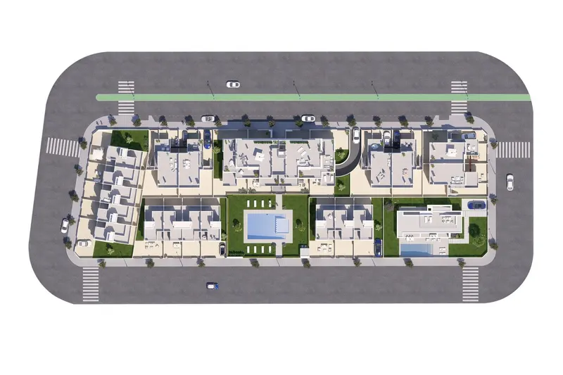 Nowe rezydencje budowlane zaledwie 200 metrów od plaży Las Higuericas