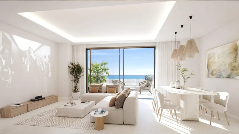 Residencias de lujo frente al mar en Málaga ciudad con vistas panorámicas al mar