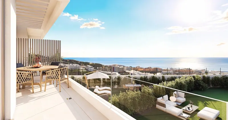 Adosados de lujo de nueva construcción con vistas al mar en El Higuerón, Fuengirola