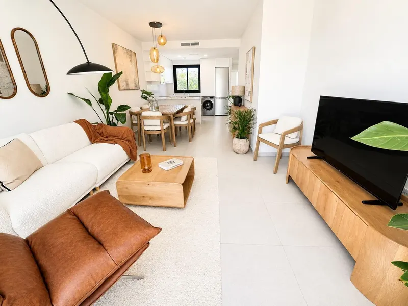 New Build Key Ready Townhouses and Semi Detached Villas in Altaona Golf Resort Murcia