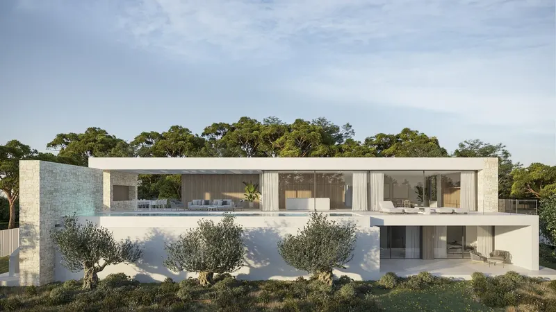 Luksusowe, nowo wybudowane wille na sprzedaż w Moraira-Teulada w pobliżu morza