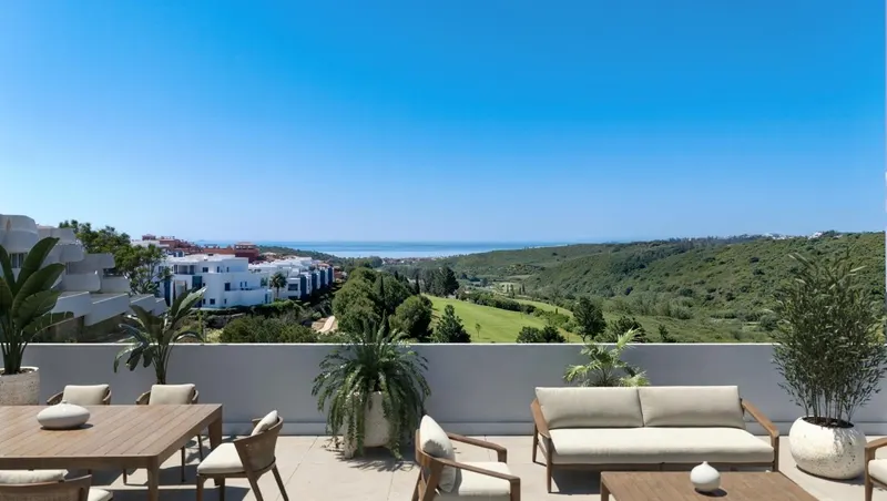 Luksusowy ośrodek golfowy z widokiem na morze w Casares na Costa del Sol