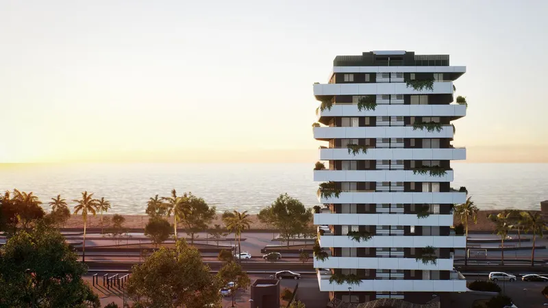 Modern New Build Apartments on the Beachfront in Malaga