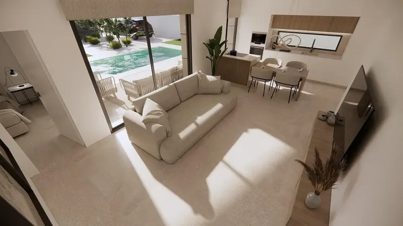 New Build Villas with private pool and solarium in San Luis, Torrevieja