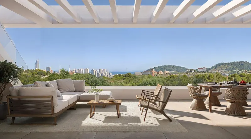 Apartamentos de nueva construcción con vistas al mar en Balcón de Finestrat, Costa Blanca