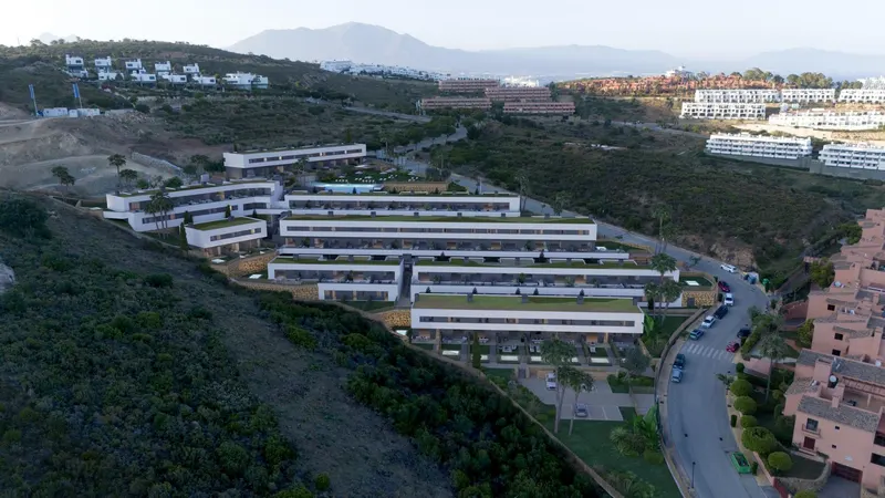 Adosados de nueva construcción con impresionantes vistas al mar en Manilva