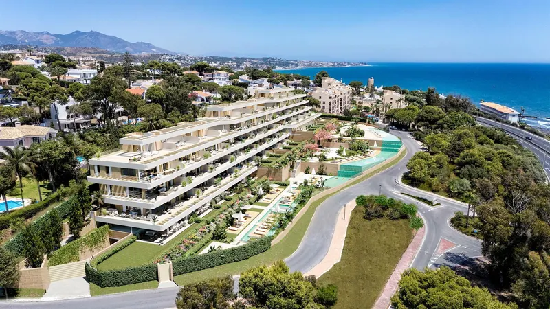 Apartamentos de nueva construcción con vistas panorámicas al mar en Torrenueva, Mijas