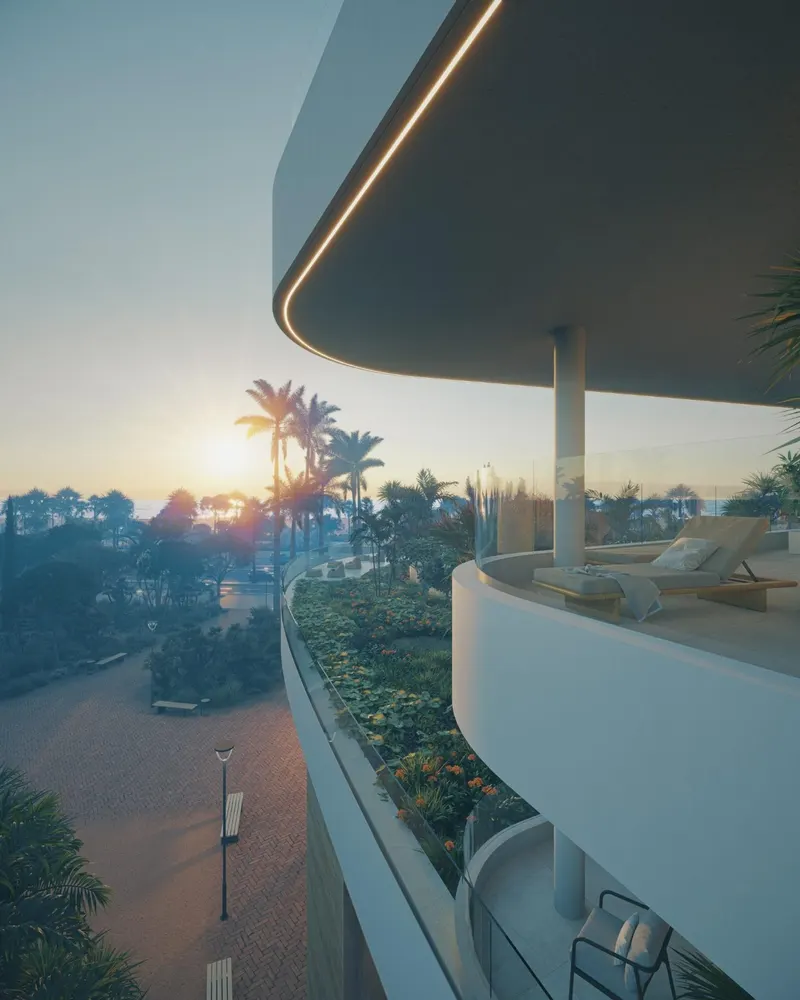 Residencias de lujo frente al mar en Málaga ciudad con vistas panorámicas al mar