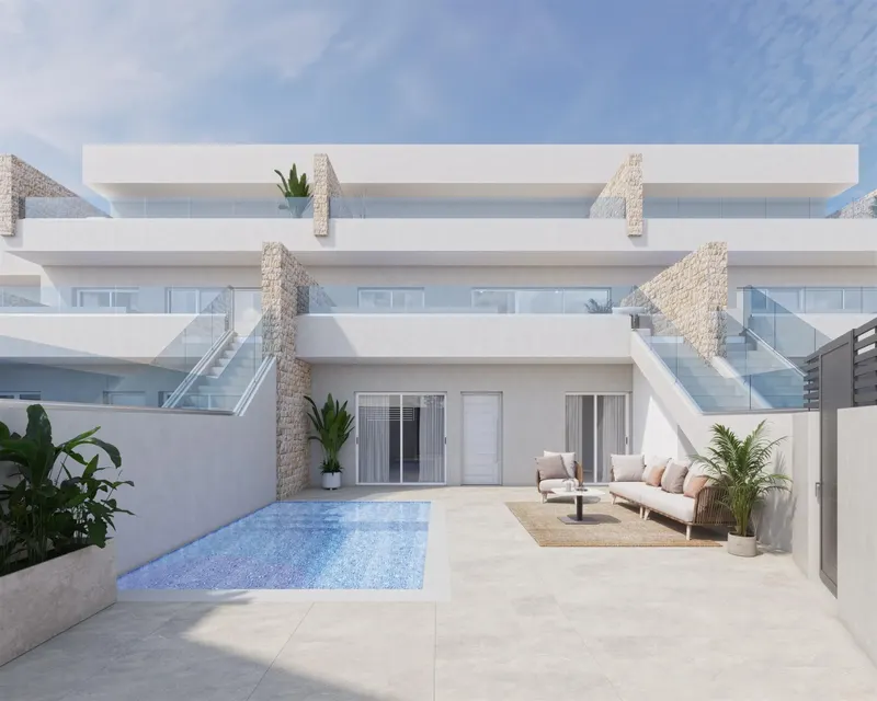 New build homes in Pilar de la Horadada with private pool