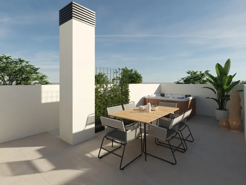 Modern Townhouses in Dolores with comunal pool